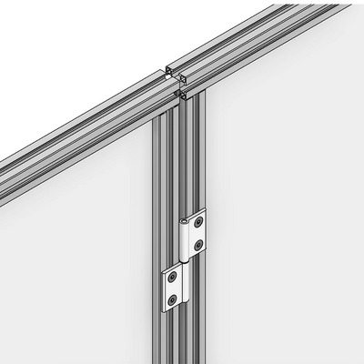 51-300-0 MODULAR SOLUTIONS LIFTOFF ALUMINUM HINGE 64MM X 101MM X 4MM COUNTERSUNK MOUNTING HOLES, NO HARDWARE